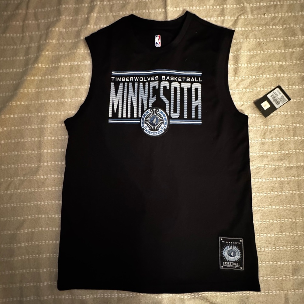 Minnesota Timberwolves Black nba jersey. NWT. Sz M